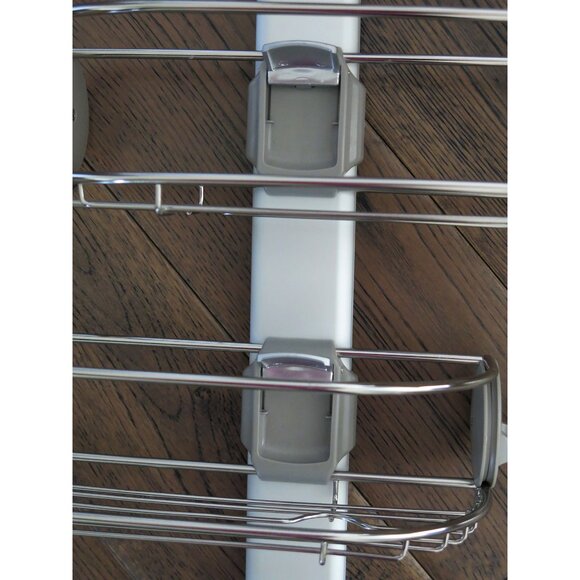 NEW simplehuman Shower Caddy Stainless Steel Anodized Aluminum Adjustable - Picture 5 of 15